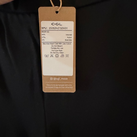 OGL Ponte-De-Roma Slimming Ponte High Rise Pull-on Flared Pants small Black NWT - Picture 9 of 12